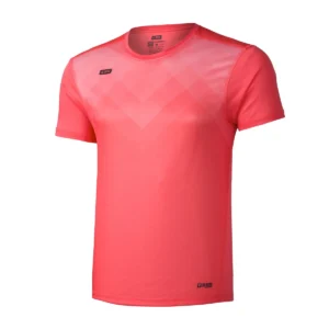 CAMISETA RUNNING RECICLADA UNISEX 42K MOTION CORAL ROSA
